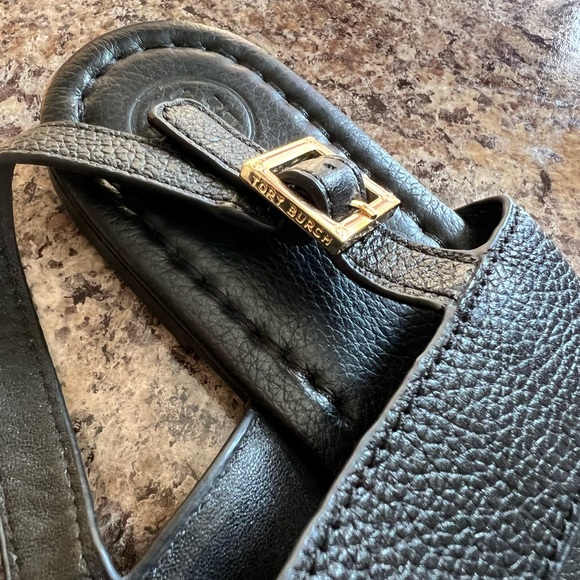 SOLD-Tory Burch Leather Sandals - Picture 5 of 5